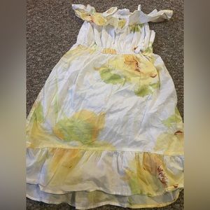 Beautiful high low sunflower dress